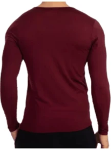 Men T-Shirts - Màu Đỏ Sâu - Xem 2