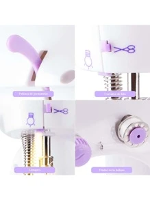 Mini Automatic Portable Sewing Machine - White - View 7