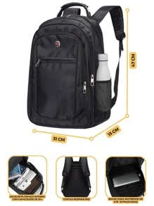 Women Functional Backpacks - 黑色 - 查看 2