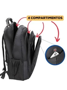 Women Functional Backpacks - 黑色 - 查看 4