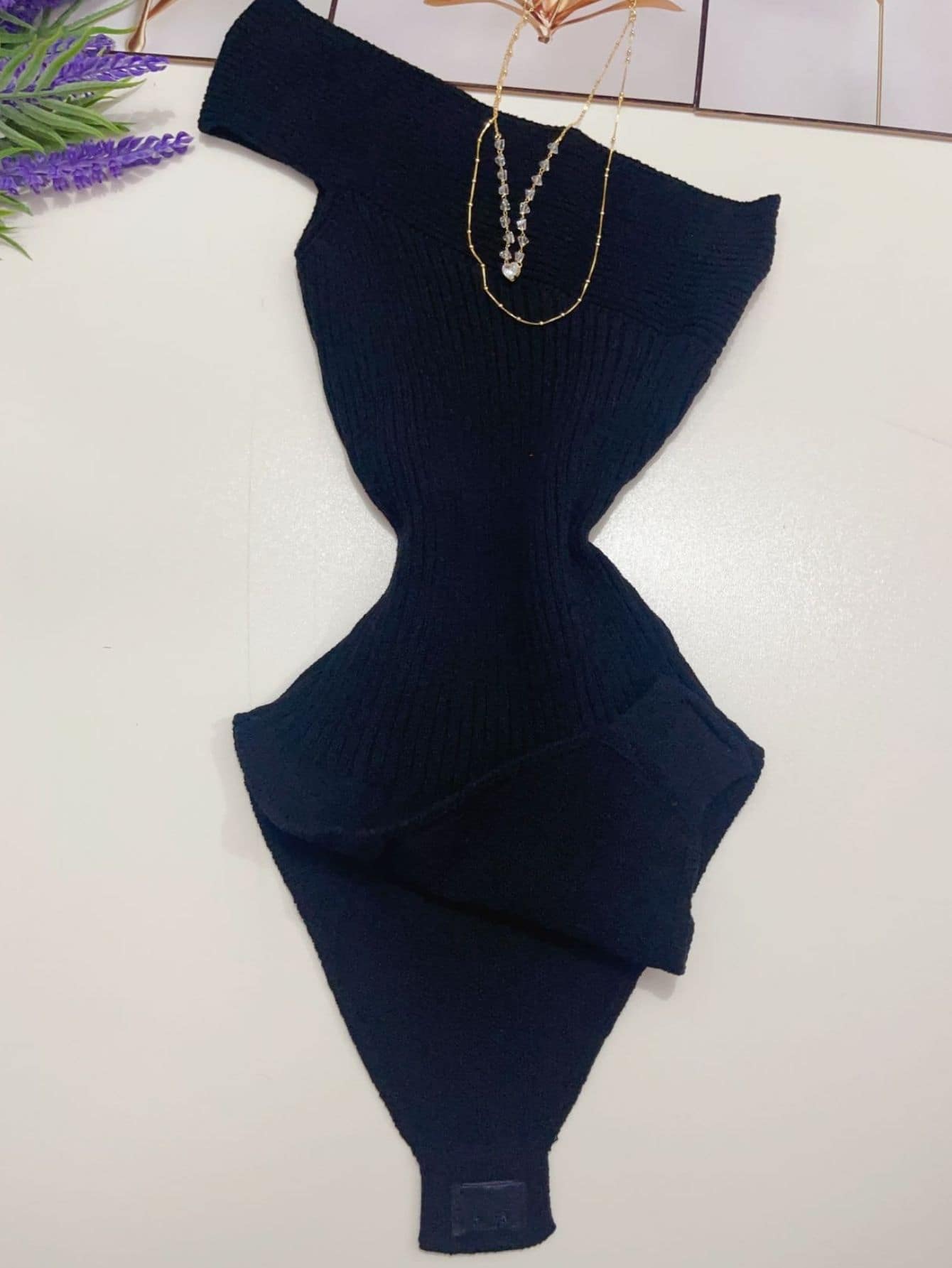 Women Sweater Co-ords - 黑色 - 查看 1