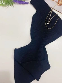 Women Sweater Co-ords - 黑色 - 查看 2