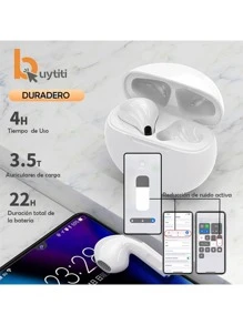 BUYTITI Air Pods Pro 6 TWS touch Bluetooth 5.2 ST-W121 - Multicolor - Ver 2