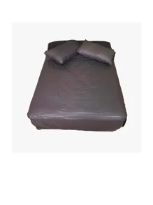 Juego de sabanas individuales - Café integral - Ver 2