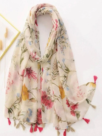 Boho Women Beach Accessories Simple Printed Scarf With New Design, Autumn/Winter Versatile Neck Warmer, Sunscreen Beach Towel, Outdoor Shawl Accessories Women