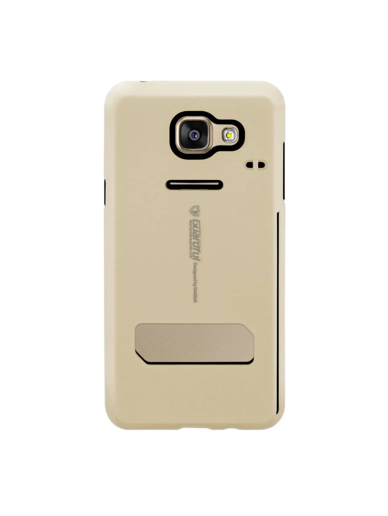Guardful Heavy Duty Case With Card Holder For Galaxy A5 2016 - 金色 - 查看 1