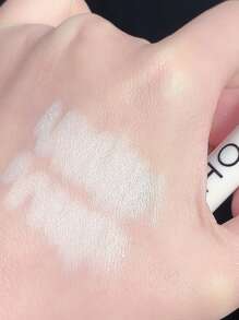 啞光螢光筆,1入組持久眼睛發亮彩妝星星鑽石流光液體眼影高光棍 - 白色 - 查看 4