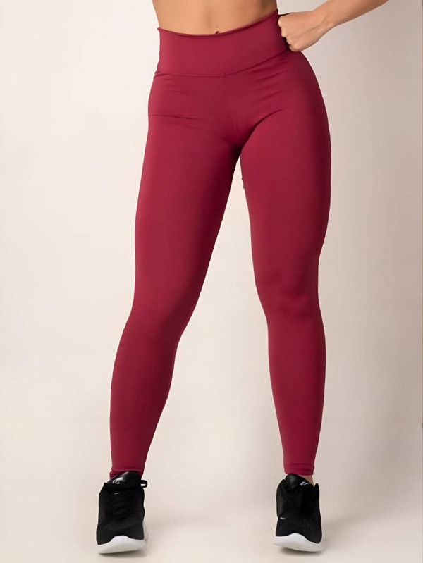 Calça Legging Suplex Academia Cintura Alta