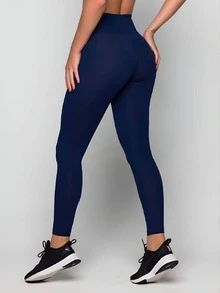 Calça Legging Suplex Academia Cintura Alta