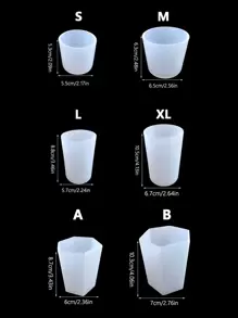 1pc 3d Cylinder Shape Candle Mold, Handmade Diy Silicone Mold For Candle Making