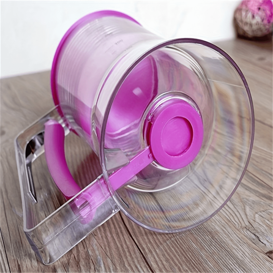 1pc Batter Separator Dispenser Cup Cake Handheld Dispenser Batter Funnel Measuring Cup Baking