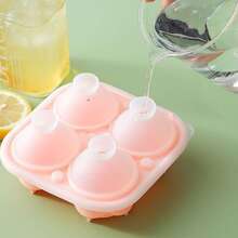 1入組矽膠冰塊模具,現代玫瑰設計製冰機托盤