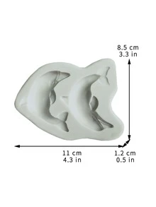Molde de silicona delfín en forma de - Multicolor - Ver 2