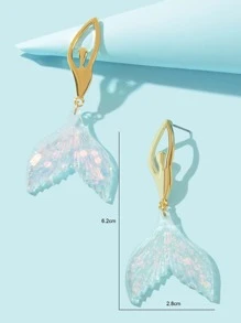 Hoa tai thả nàng tiên cá - Vàng - Xem 3