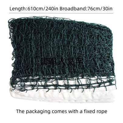 Zielona siatka do badmintona