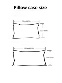 1pc Microfiber Embossed Stripe Pillowcase Without Filler - Dark Grey - View 2