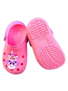 Kids Clogs - Màu Hồng  San hô - Xem 3