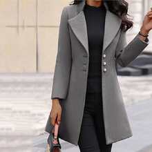 Autumn Coat Jacket - Grey - View 2