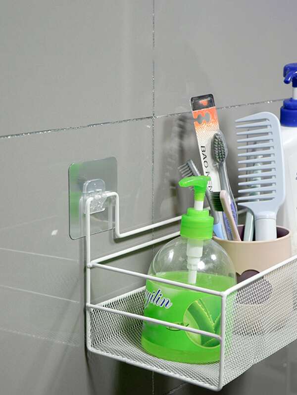 Simple White Wall Mounted Grid Rack | SHEIN USA