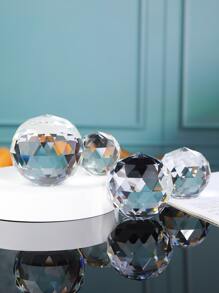 水晶多面鑽石球裝飾物發亮裝飾物 - 無色 - 查看 3