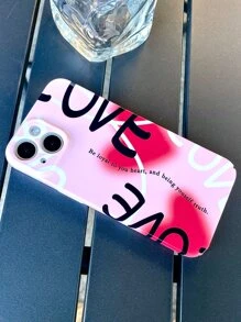 Letter Graphic Phone Case - Multicolor - View 2