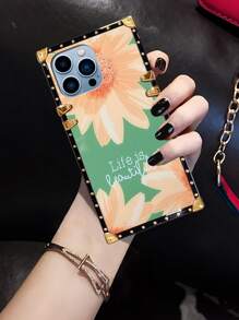 Ốp điện thoại chống rơi họa tiết hoa - Nhiều màu - Xem 2