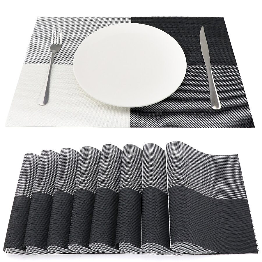 This is a set of 8 individual placemats, perfect for those who want to