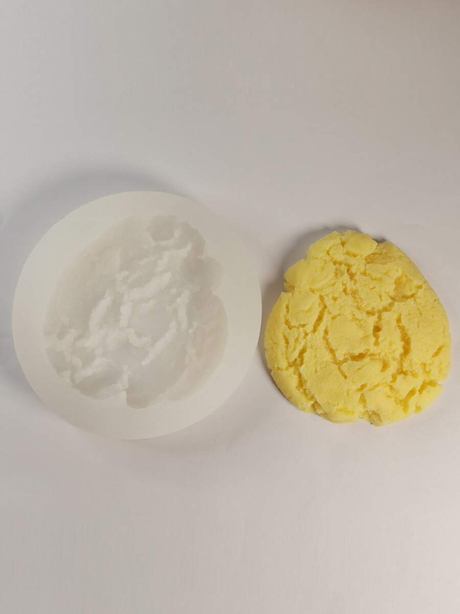 1個逼真的面包慕斯奶油巧克力餅乾香薰蠟燭矽膠模具 - 白色 - 查看 1