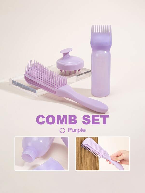 Combs Set Eightclaw Comb & Detangling Comb & Scalp Massager