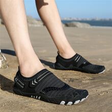 Men's Anti-slip Thick Soft Bottom Beach Shoes For Rafting, Swimming, Snorkeling, And Diving - Quick-drying Couple Shoes - Black - View 10