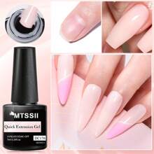 7ml Soft Nude Quick Extension Gel Nail Polish Construct Hard Gel Semi Permanent Acrylic Extension Nail Art Varnish - Beige - View 6