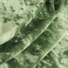 1入組柔軟天鵝絨&冰花有圖案的純的顏色枕套適用於沙發,18x18英寸,綠色 - 綠色 - 查看 3