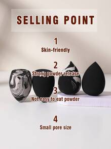 Bông mút trang điểm, 4 miếng bông mút trang điểm, bông mút tán phấn trang điểm, trang điểm, giá rẻ, trang trí phòng, bàn trang điểm, du lịch, phòng ngủ, phụ kiện trang điểm, bông phấn, bông tán phấn, bông mút trang điểm, giá rẻ, quà tặng Giáng sinh, trang điểm, dụng cụ trang điểm, đồ rẻ tiền, quà tặng, quà tặng cho phụ nữ, quà Giáng sinh, quà tặng khuyến mãi, du lịch, đồ rẻ tiền, đồ dùng cần thiết khi đi du lịch - Nhiều màu - Xem 3