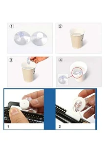 1入組通用捲簾，臥室窗戶遮陽簾 - 黑色 - 查看 5