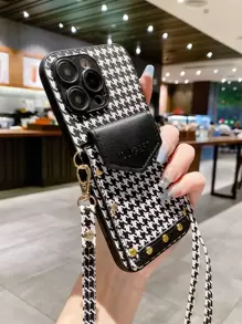 Women's Crossbody Coin Purse Compatible With IPhone 17/17 Air/17 Pro/17 Pro Max/16/16 Pro/16E/16 Pro Max, Soft Protective Phone Case - Beige - View 2