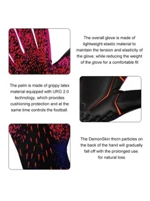 1 par Guantes portero - Rojo - Ver 8