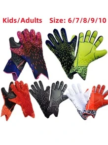 1 par Guantes portero - Rojo - Ver 10