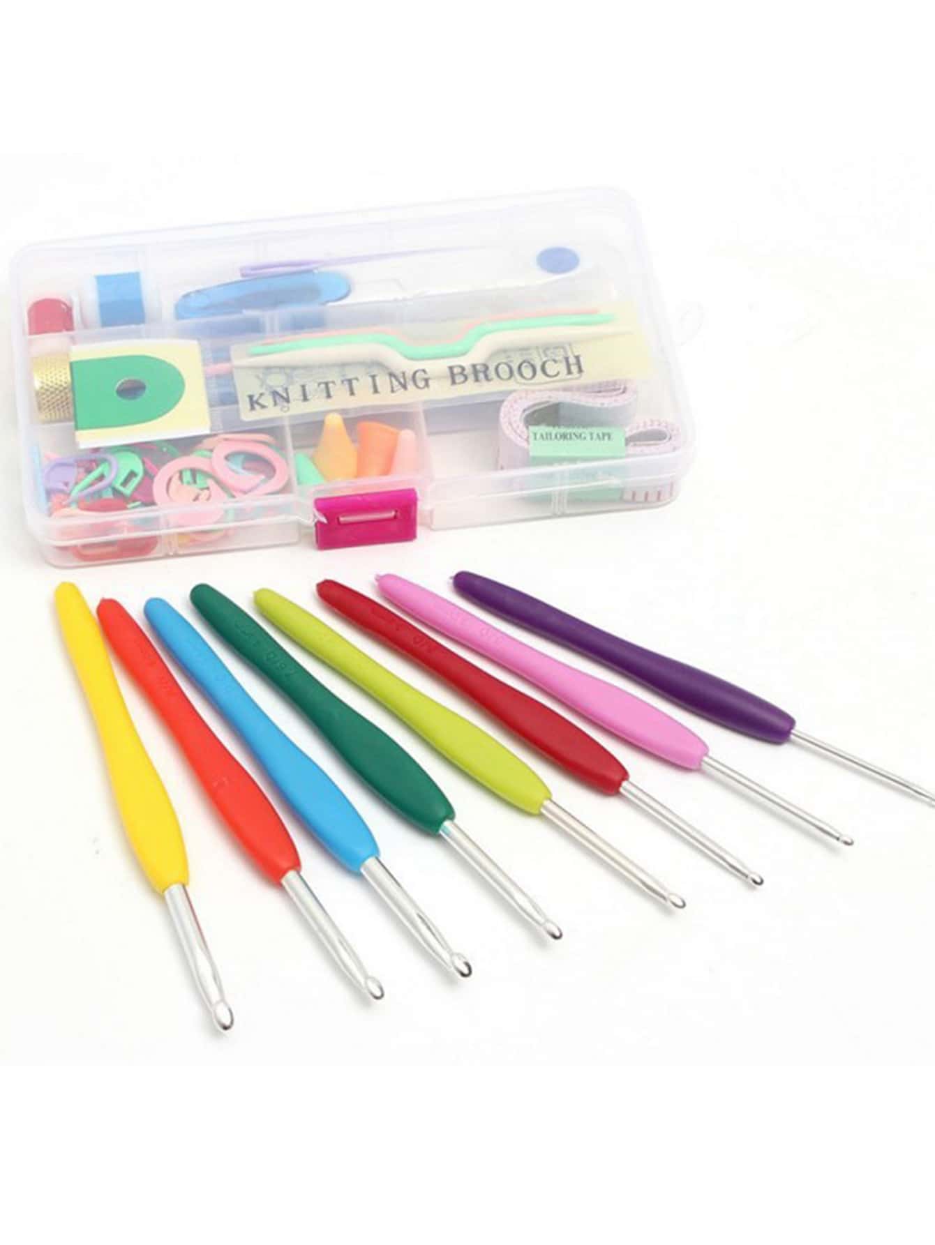 53pcs Magic Crochet Hook Set,16 Sizes Crochet Hook Knitting Needles Diy