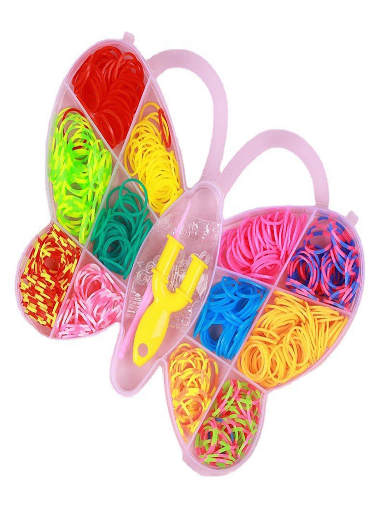 創意個性化DIY八色彈性髮圈和彈弓手環和小鬆緊帶 - 彩色 - 查看 1