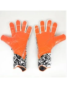 1 Pair Latex Football Goalkeeper Gloves Adults Youth Thickened Football Comfortable Breathable Durable Anti-Slip Professional Protection Match Training Goalkeeper Soccer Outdoor Sports Men Women Goalkeeper Goalie Gloves White Football Gloves