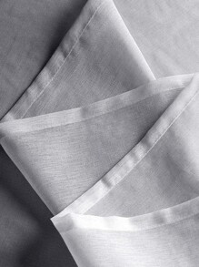 1pc Minimalist Ombre Sheer Curtain, Suitable For Living Room, Bedroom And Other Occasions - Light Grey - View 4