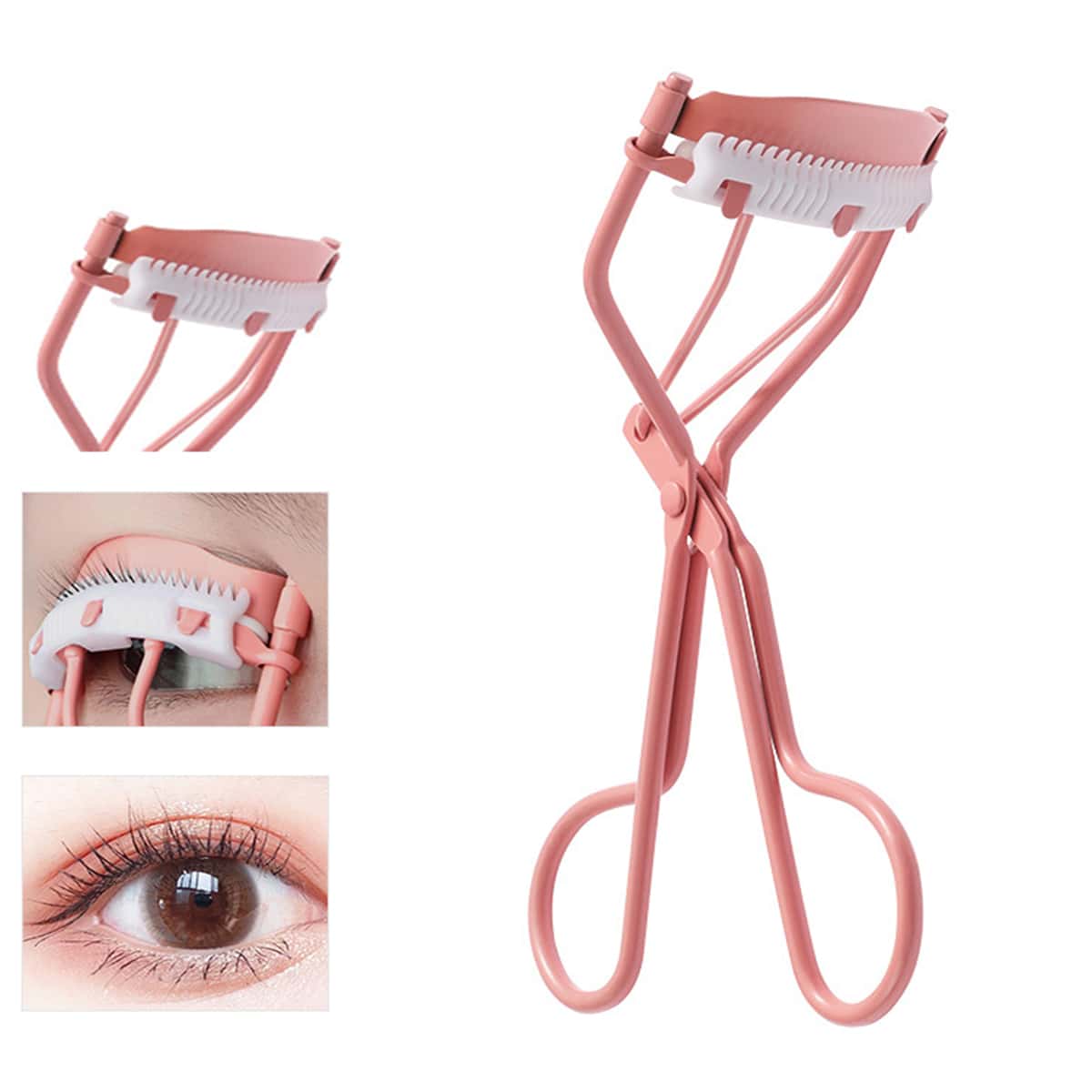 1pc Stainless Steel Eyelash Curler - Multicolor - View 1