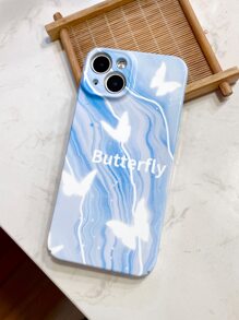 Funda para móvil con estampado de mariposa