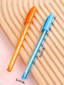 10pcs/Pack European And American Style Colored Ball Point Pens, Multi-Color Drawing Markers For School And Office Use Back To School