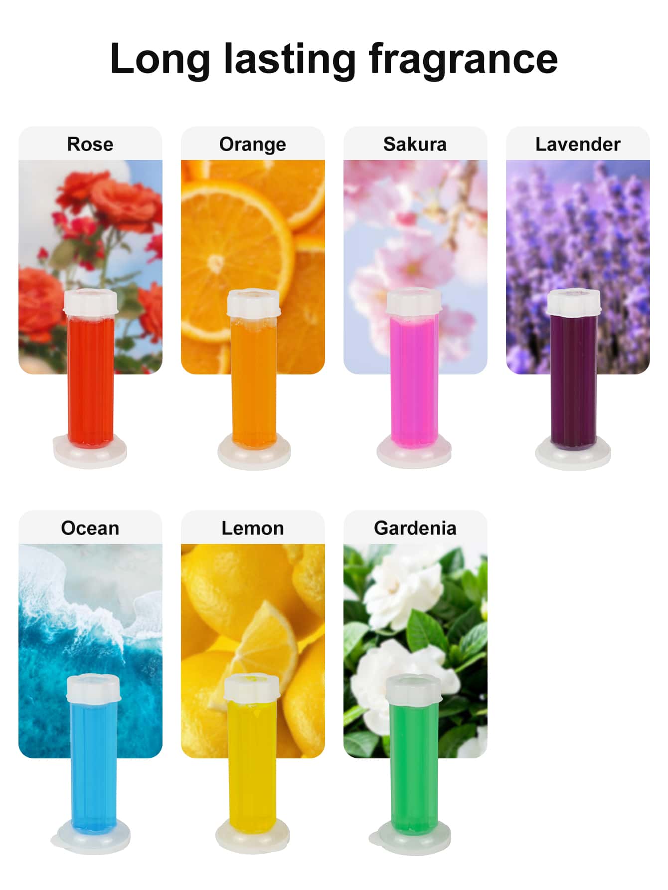 1 件装 厕所清洁凝胶 花形香味 浴室装饰 秋季装饰 - 紫色 - 查看 7