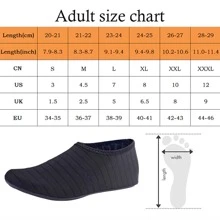 Unisex Water Shoes Aqua Socks For Snorkeling, Beach, Swimming, Soft Bottom Anti-Slip, Beach Essentials, Beach Accessories, Pool Float