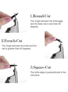 1pc Nail Nail Clippers Sharp U-Shaped Scissors Stainless Steel Nail Clippers Phototherapy Nail Extensions Trim French Scissors Makeup,Nail Supplies,Nail Tools,Nail Art Tools,Back To School,Nails,Nail Tools For Press On Nails,Manicure Pedicure Tools - Silver - View 3