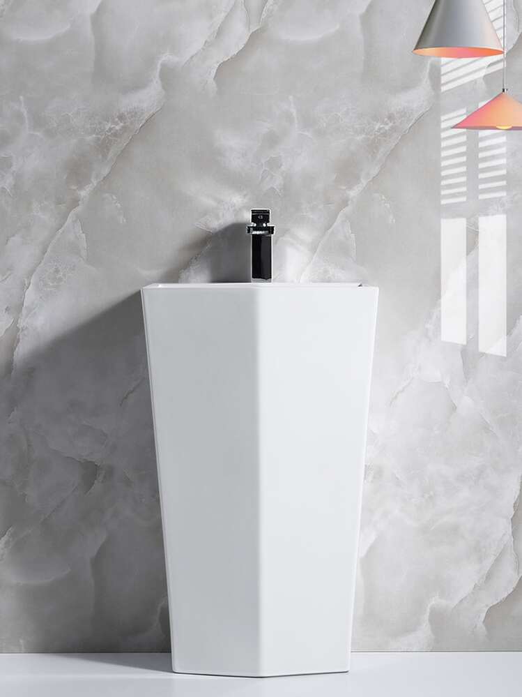 ملصق بنمط الرخام ذاتي اللصق لأسطح المطبخ، ملصقات، ديكور الحائط، ديكور فينيل لديكورات المنزل، عناصر ديكور الربيع لتجديد منزلك، ملصقات ديكور رامة - رمادي فاتح - مشاهدة 4