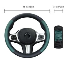 PVCPS07 Green Car Steering Wheel Cover - Army Green - View 4