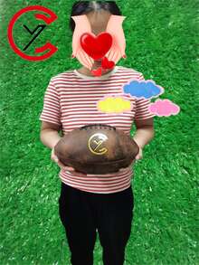 1 pieza fútbol americano - Marrón - Ver 4